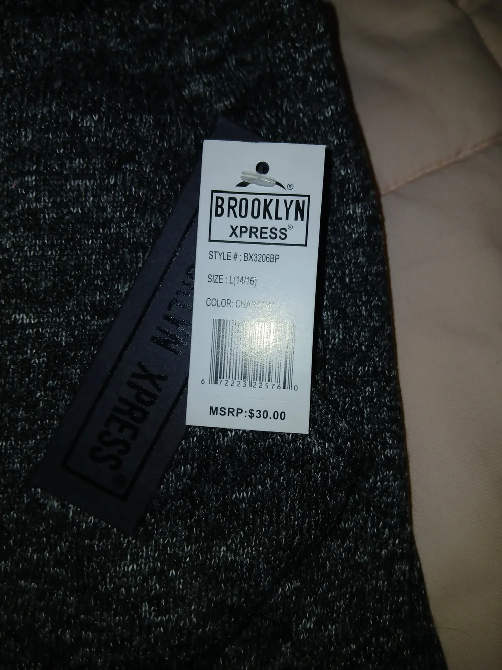 Brooklyn Cloth Pink Graphic Sweatshirt & Charcoal Joggers Kids Matching Set